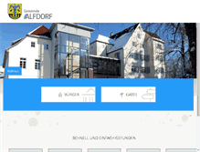 Tablet Screenshot of alfdorf.de